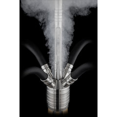 Steamulation Ultimate - Hookah - Silver Matt Metallic