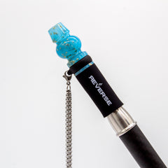 Reverse Hookah Personnel Mouth Tip With Chain and leather bag