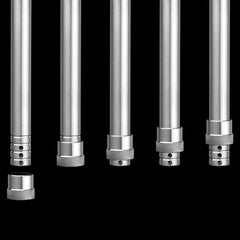 Aladin Hookah MVP 460 - Stainless Steel - Clear