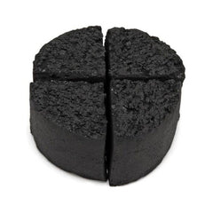 CocoUrth Organic Coconut Hookah Charcoal - 96 pieces - Quarter Circle