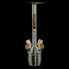 Steamulation Pro X III - Hookah - Crystal 24k Partial Gold