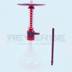 Spiral Spring Hookah - Red