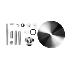 VYRO Hookah - Versa Steel with plug-in base clear