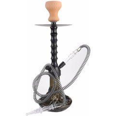 Portable Light Weight Acrylic Hookah - Black