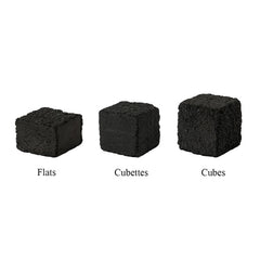 Titanium Cubettes Natural Hookah Coals - Cubettes - 120ct