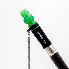 Reverse Hookah Personnel Mouth Tip With Chain and leather bag