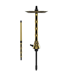 Blade Hookah - One M Titanium - Gold/Black