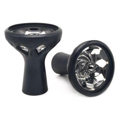 Silicone and Glass Bowl