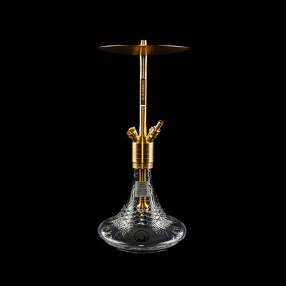 Steamulation Pro X III - Hookah - Crystal 24k Full Gold