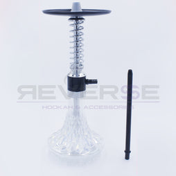 Spiral Spring Hookah - Silver